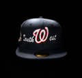 SOUTH WEST BLACK/RED FITTED HAT
