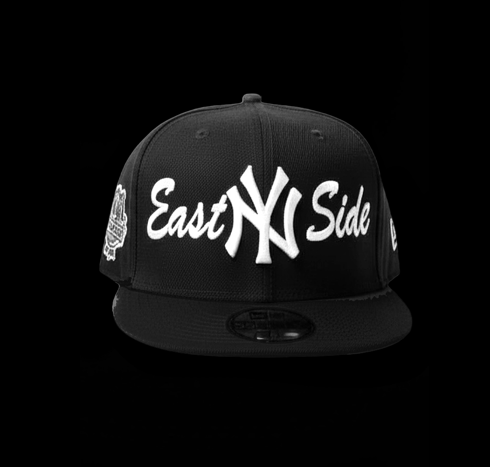 EAST SIDE BLACK FITTED HAT