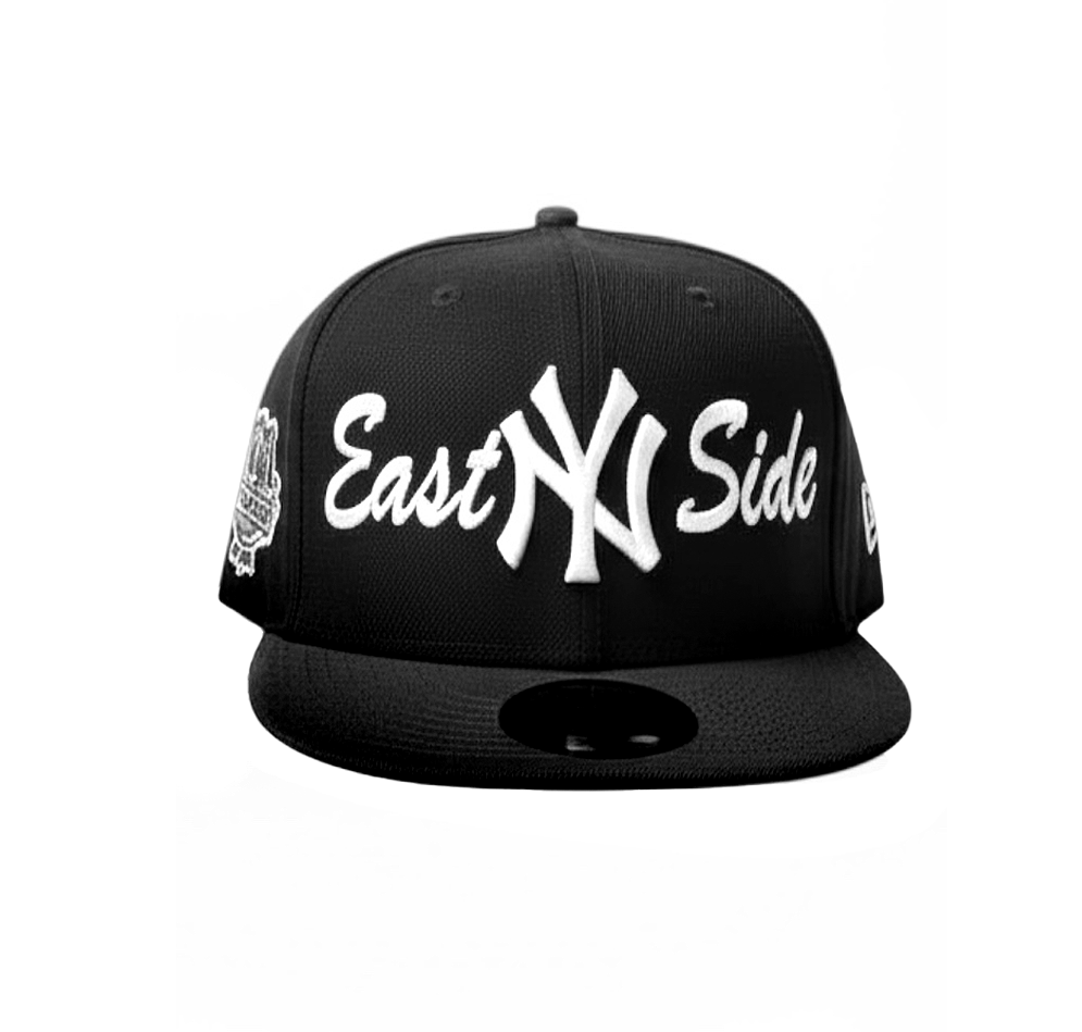 EAST SIDE BLACK FITTED HAT