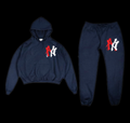NY NAVY BLUE HOODIE SET